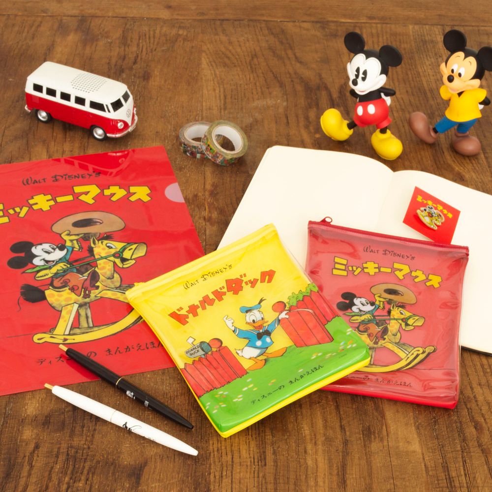 公式 ショップディズニー クリアファイル ミッキーマウス 復刻絵本シリーズ