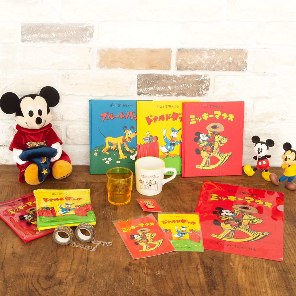 ファスナーポーチ　ドナルドダッグ　復刻絵本シリーズ