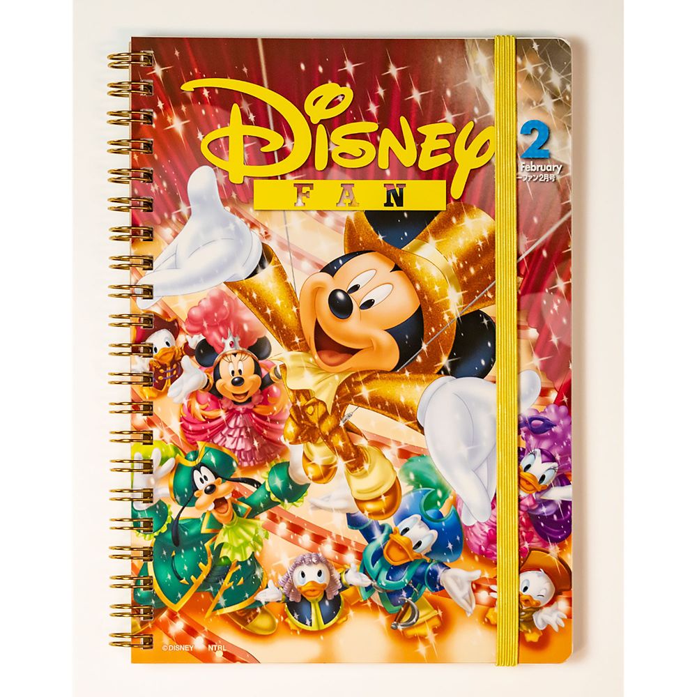 公式 ショップディズニー ミッキー フレンズ B6リングノート D Disney Fan 30th Anniversary