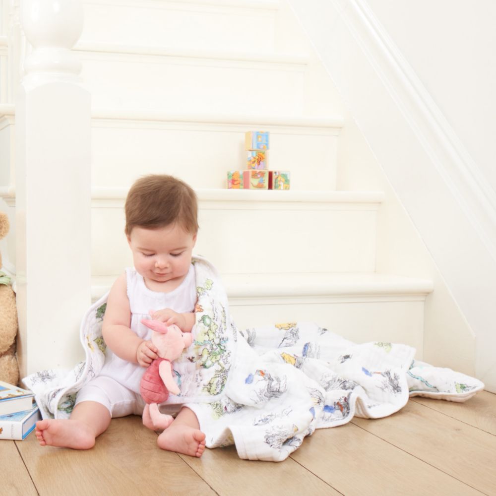 【aden + anais】モスリン ドリームブランケット winnie the pooh  DISN250J