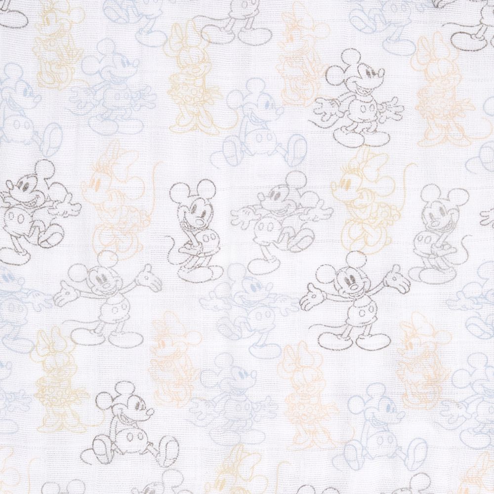 公式 ショップディズニー Aden Anais モスリンスワドル 3本入り Mickey Minnie Aswcdij