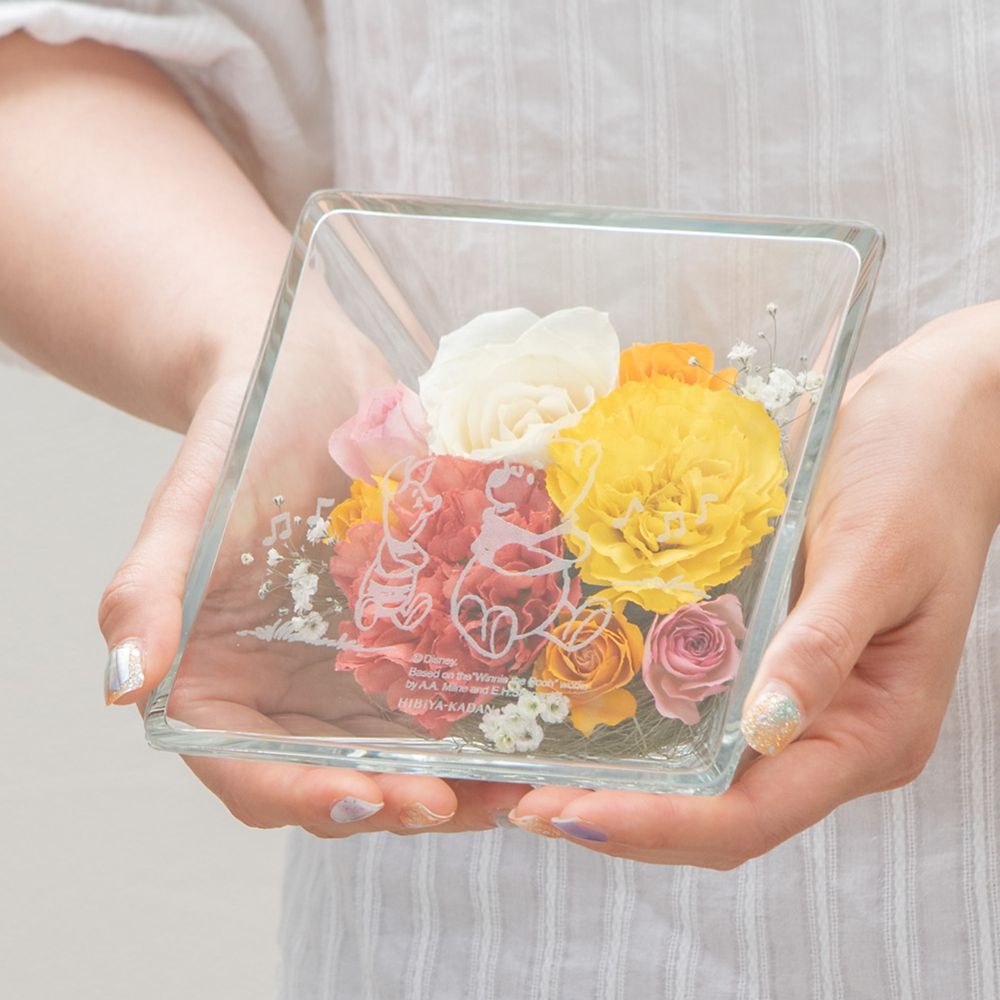 ディズニー ドライフラワー「エテルネルフルール・くまのプーさん」【沖縄届不可】