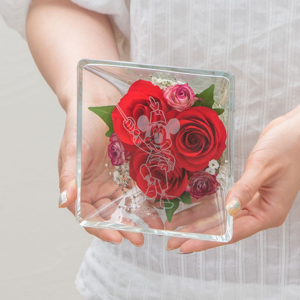 ディズニー ドライフラワー「エテルネルフルール・ミッキー」【沖縄届不可】