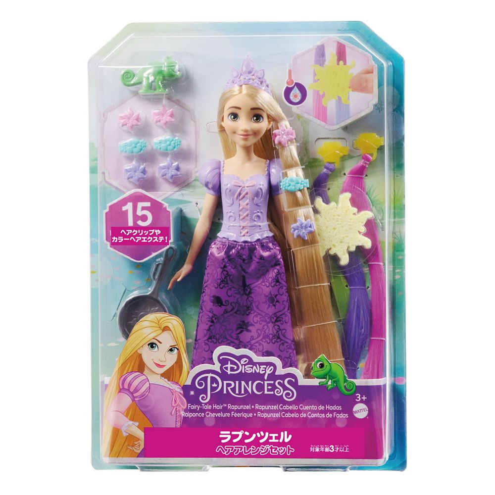 ディズニープリンセス　ラプンツェル　ヘアアレンジセット（ドール）