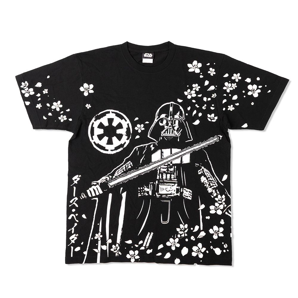 SW Tｼｬﾂ(桜柄) ﾀﾞｰｽ･ﾍﾞｲﾀﾞｰ