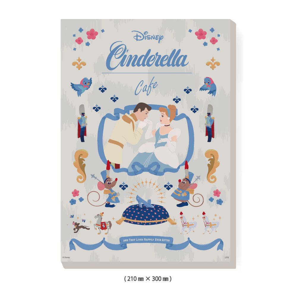 公式 ショップディズニー Oh My Cafe シンデレラ キャンバスアート