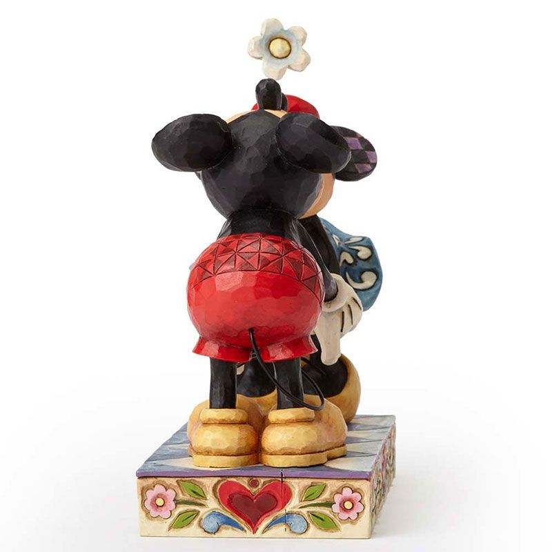 公式 ショップディズニー Enesco フィギュア ミッキー ミニー Kiss Disney Traditions