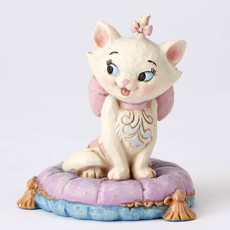 公式 ショップディズニー Enesco マリー おしゃれキャット フィギュア ミニ Disney Traditions