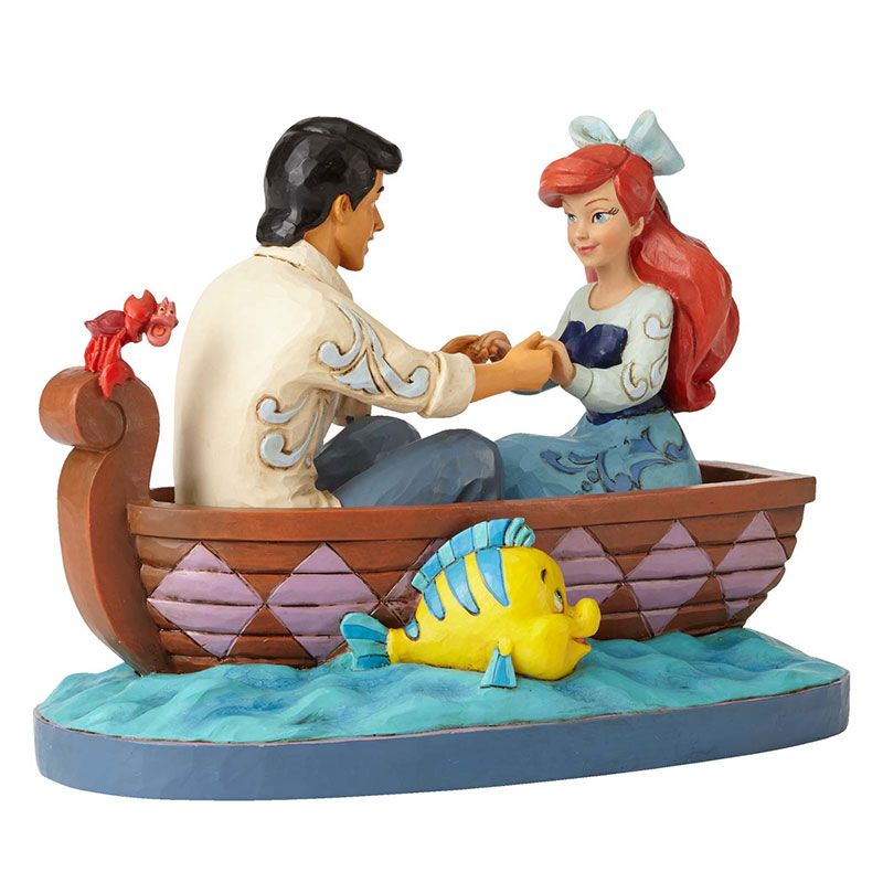 公式 ショップディズニー Enesco アリエル エリック王子 フィギュア Disney Traditions