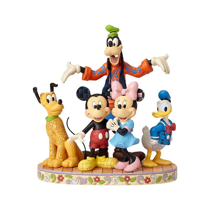 公式 ショップディズニー 再入荷 Enesco ミッキー フレンズ フィギュア ビッグ5 Disney Traditions