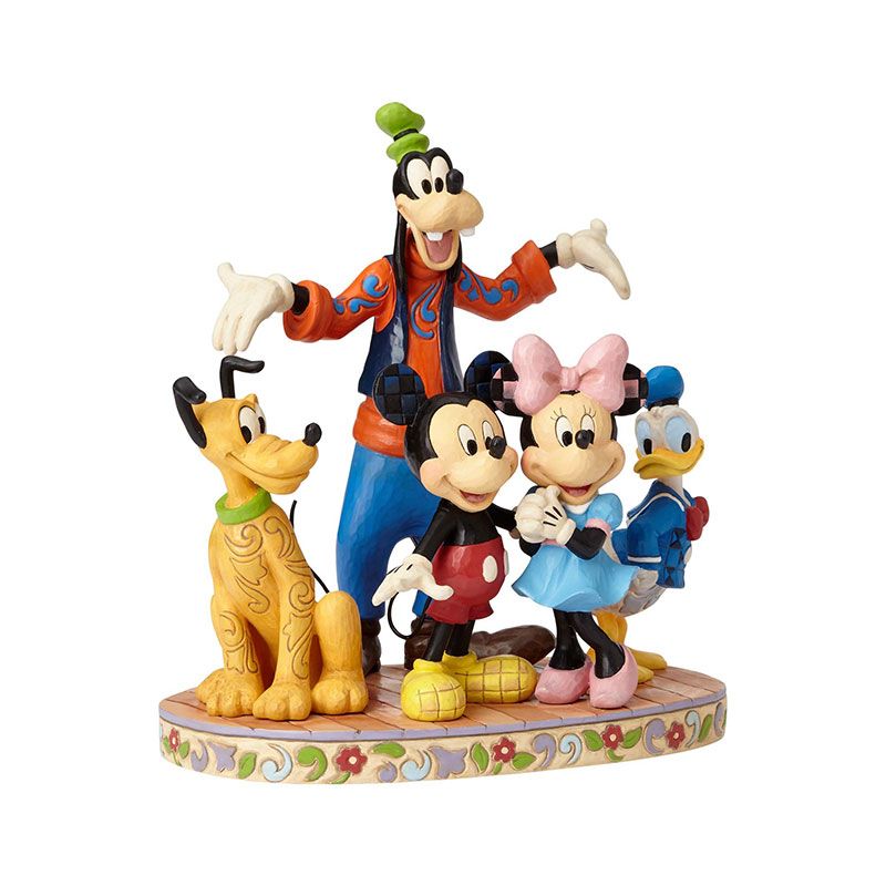 公式 ショップディズニー 再入荷 Enesco ミッキー フレンズ フィギュア ビッグ5 Disney Traditions
