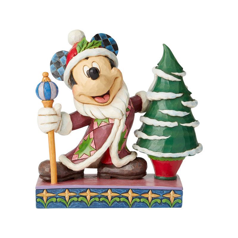 公式 ショップディズニー Enesco ミッキーのサンタクロース Disney Traditions