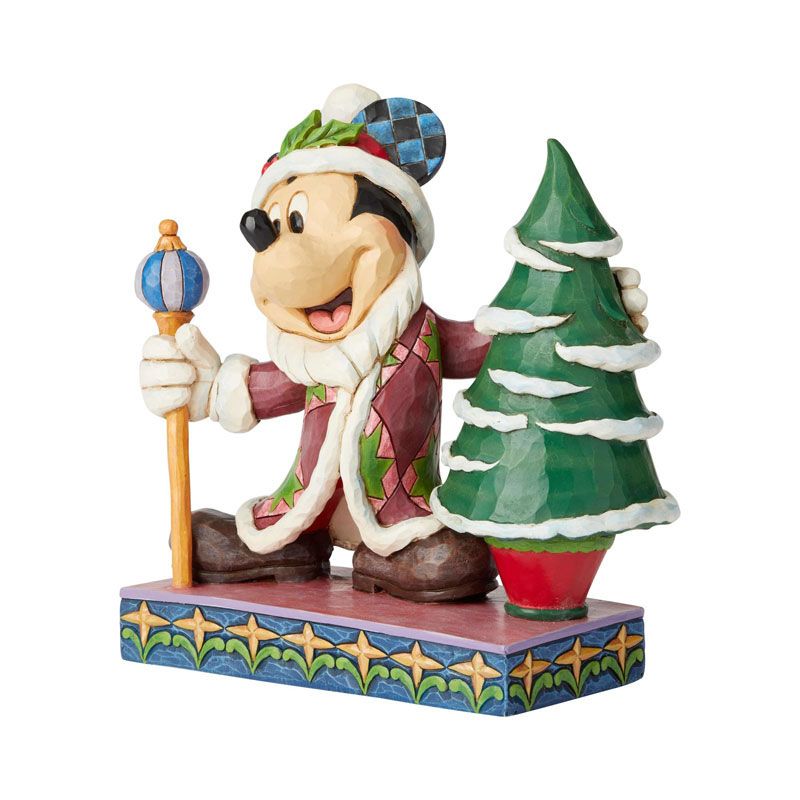 公式 ショップディズニー 送料無料 Enesco ミッキーのサンタクロース Disney Tradition