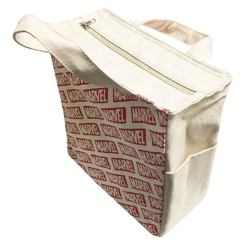 MARVEL マーベル スクエア保冷ランチバッグ /ロゴ