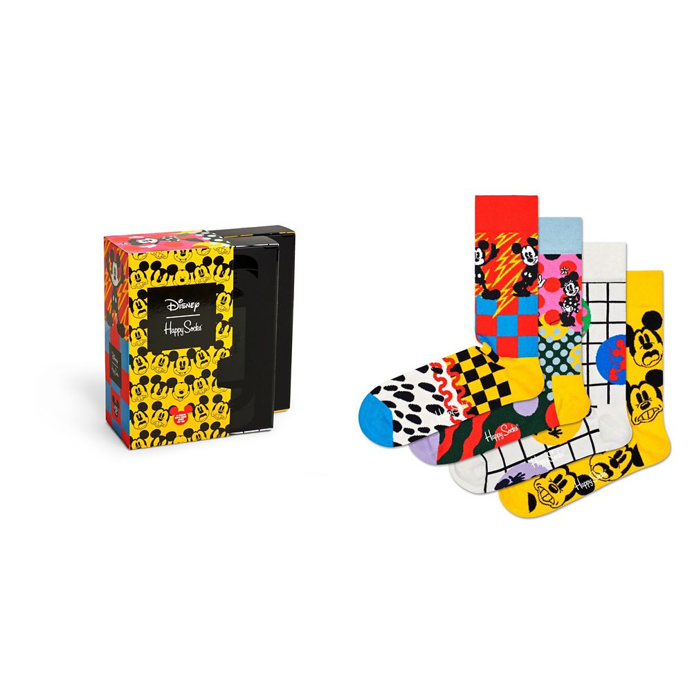 公式 ショップディズニー 送料無料 ミッキー ミニー 靴下 レディース 4足セット ギフト