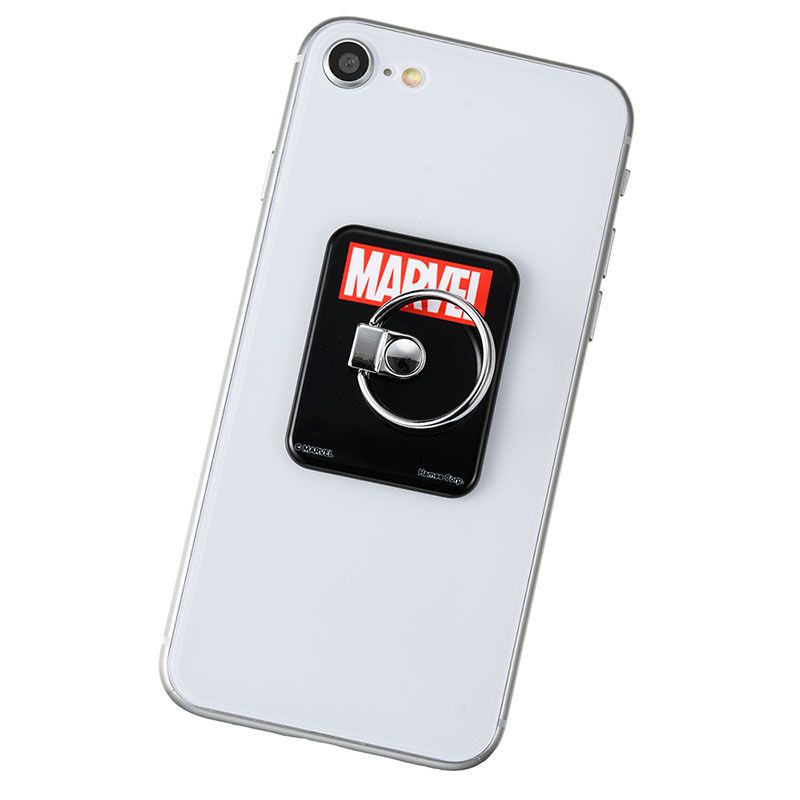 公式 ショップディズニー マーベル バンカーリング ブラック ロゴ