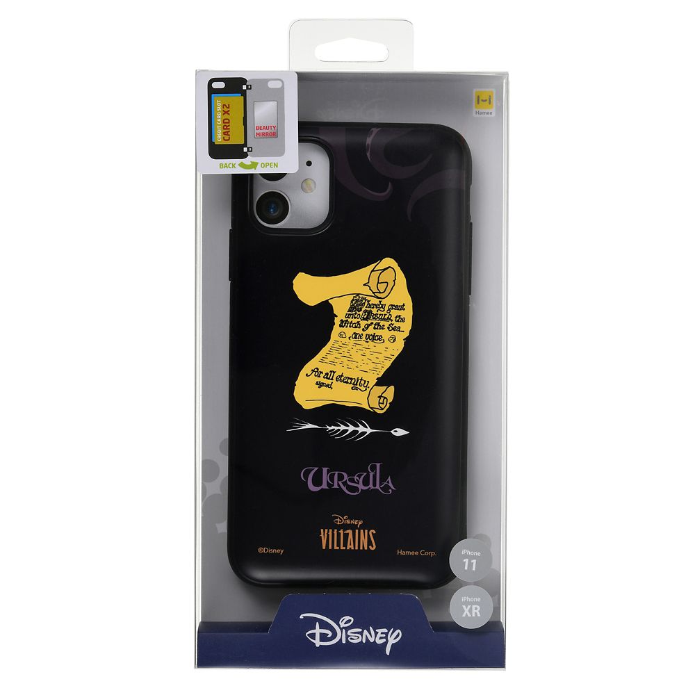 公式 ショップディズニー Latootoo アースラ Iphone 11 Xr用スマホケース カバー 契約書