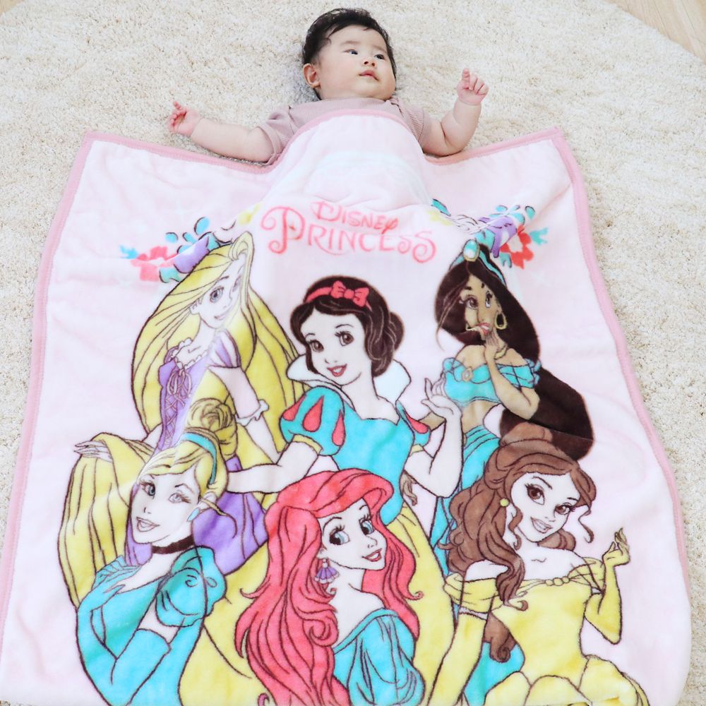 公式 ショップディズニー あったか 毛布 スリーパー2点セット ディズニープリンセス ニューマイヤー