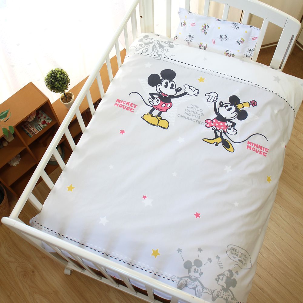 ミッキー ミニー ベビー布団 9点セット レギュラーサイズ 綿100％ NZ8123-FU