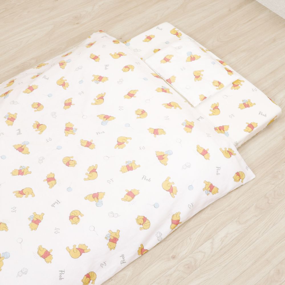 くまのプーさん ベビー布団 11点セット レギュラーサイズ オーガニックコットン ダブルガーゼ NZ1125-FU