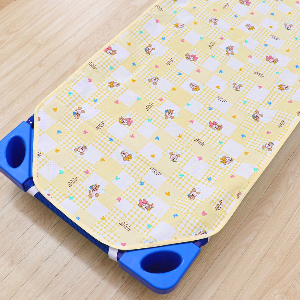 ベビーミッキー ベビーミニー 防水 コットカバー 60&times;130cm 裏面防水 ネームタグ付き NZ8105-R