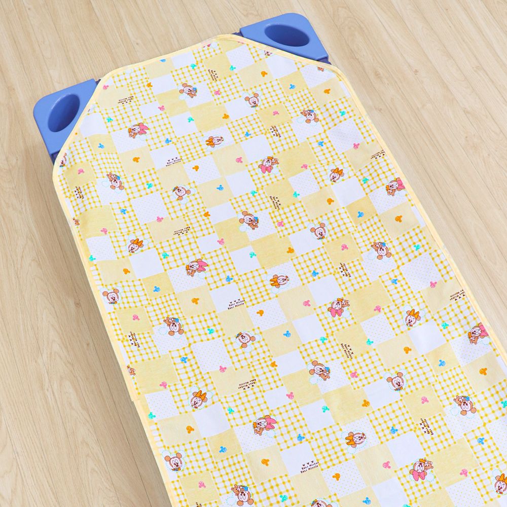 ベビーミッキー ベビーミニー 防水 コットカバー 60&times;130cm 裏面防水 ネームタグ付き NZ8105-R