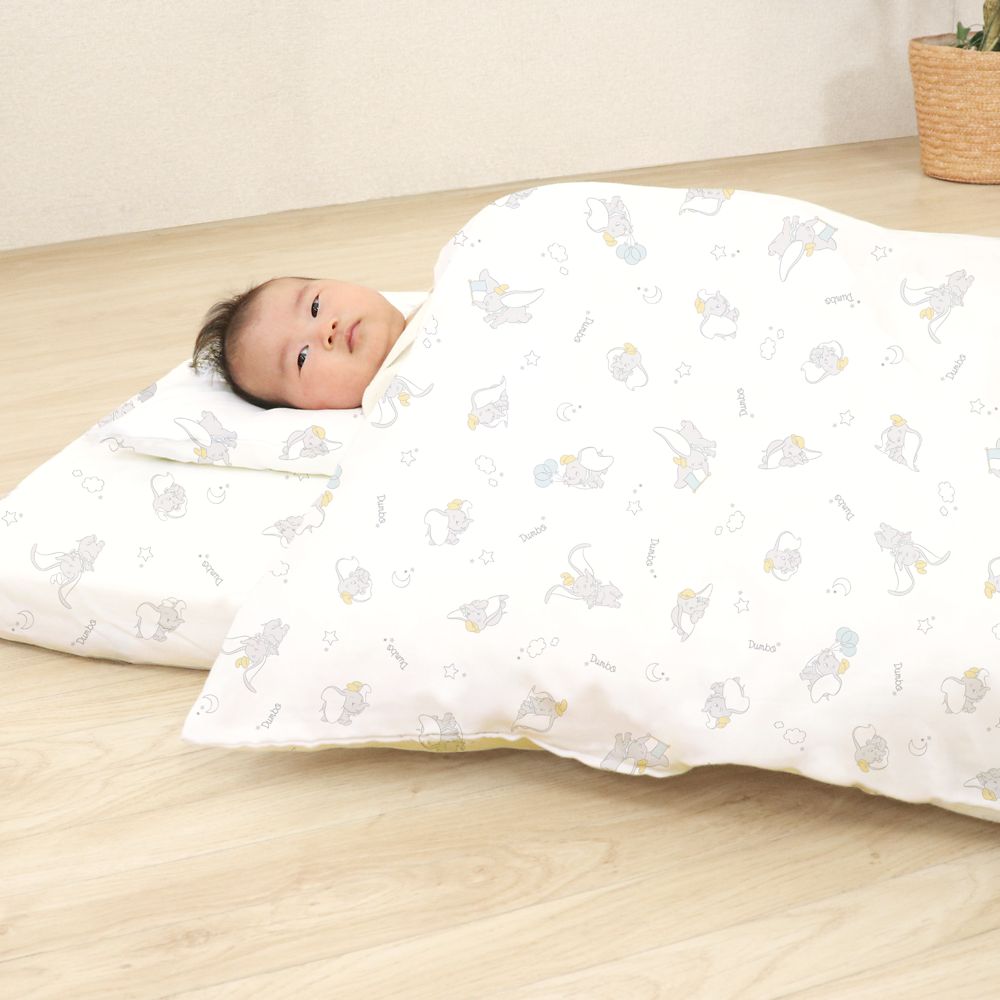 ダンボ ベビー布団 11点セット レギュラーサイズ オーガニックコットン ダブルガーゼ NZ1126-FU