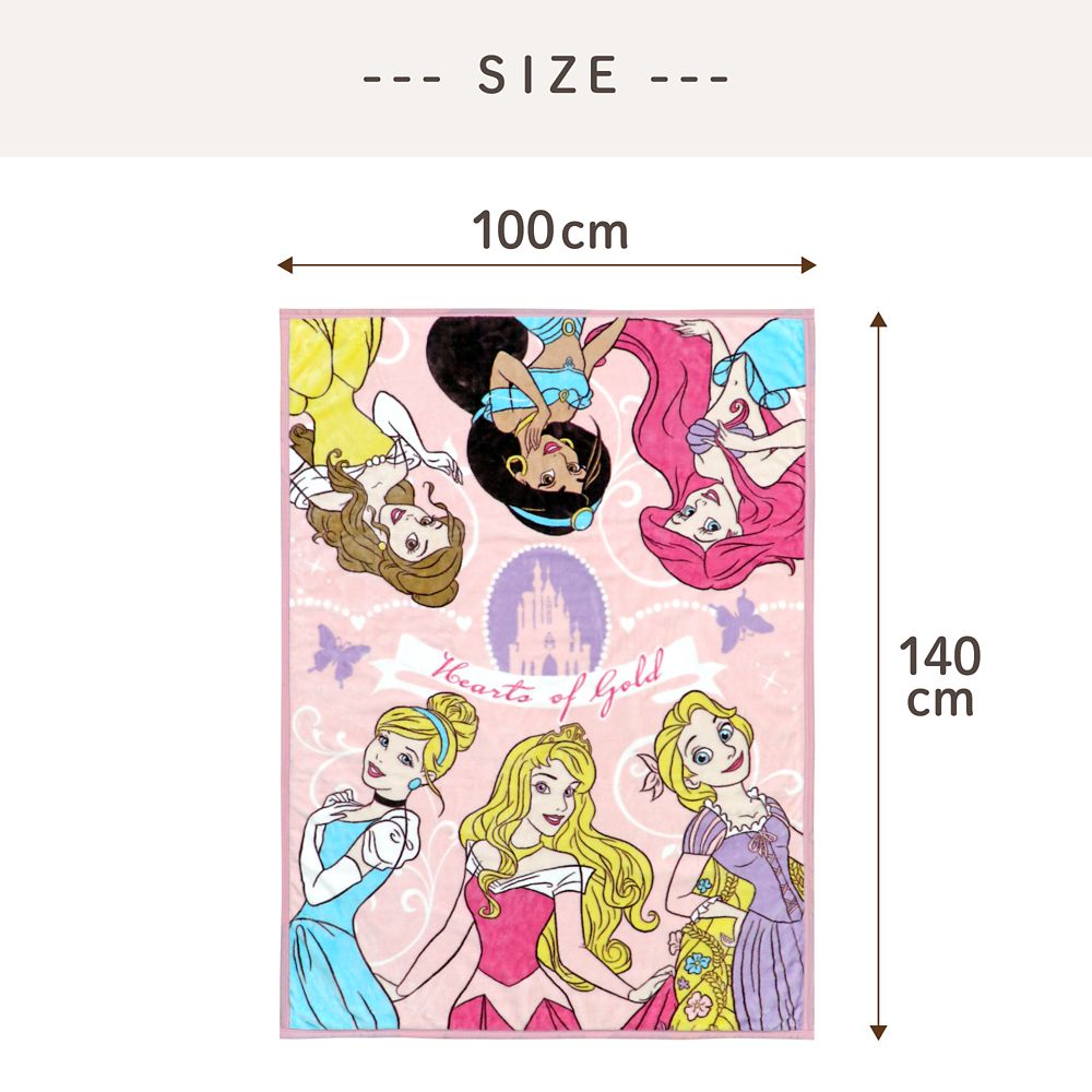 ディズニープリンセス 毛布 100&times;140cm ニューマイヤー NZ2900-PR