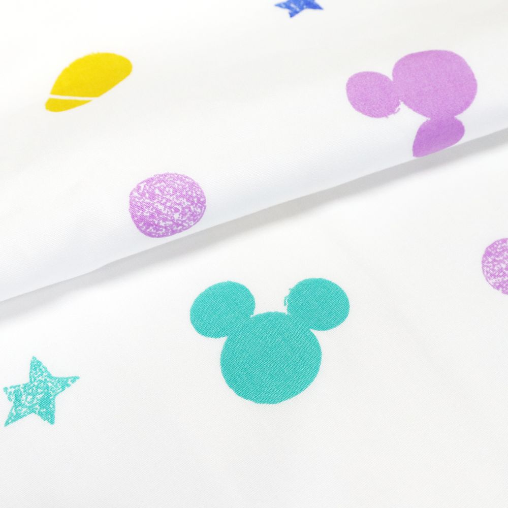 ミッキーアイコン お昼寝布団セット 3点 綿100％ 敷き布団 防水バッグ ネームタグ付き NZ1256-3