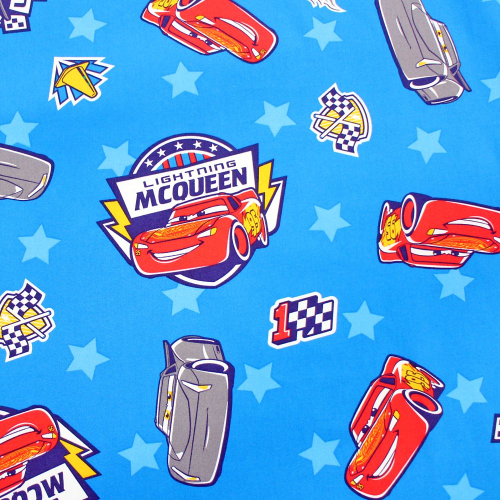 カーズ ライトニング・マックイーン お昼寝布団セット 3点 綿100％ 敷き布団 防水バッグ ネームタグ付き NZ1260-3