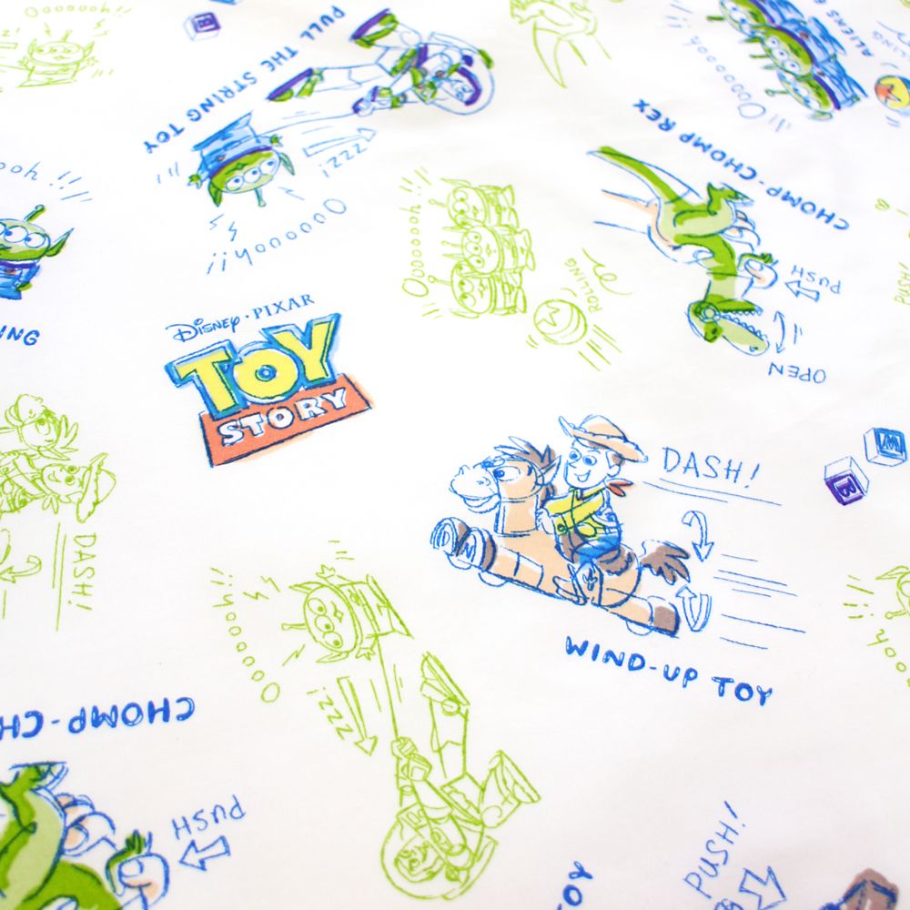 トイ・ストーリー お昼寝布団セット 3点 綿100％ 敷き布団 防水バッグ ネームタグ付き  水彩タッチ NZ1262-3