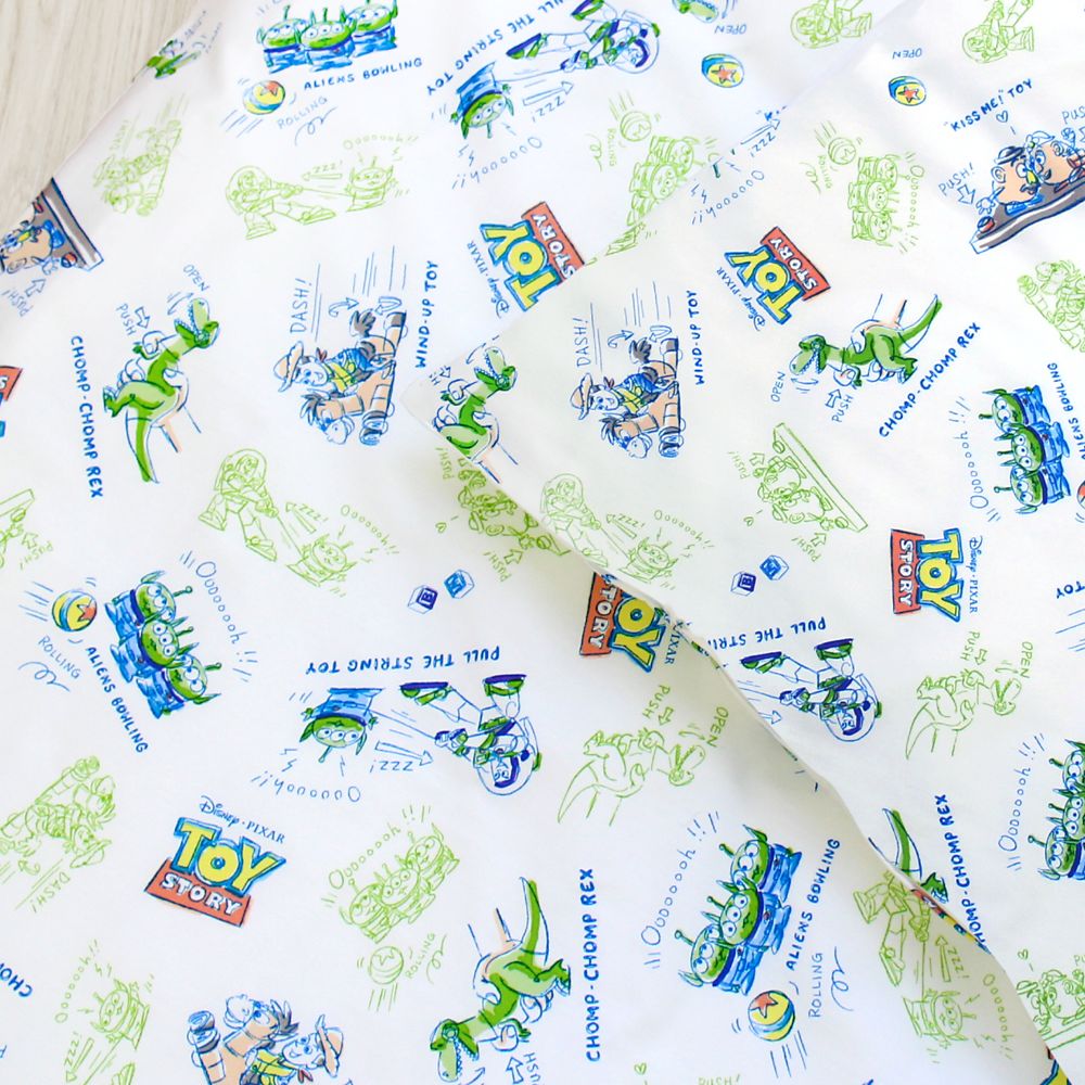 トイ・ストーリー お昼寝布団セット 3点 綿100％ 敷き布団 防水バッグ ネームタグ付き  水彩タッチ NZ1262-3