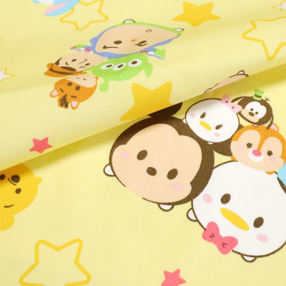 ツムツム お昼寝布団セット 3点 敷き布団 綿100％ 防水バッグ ネームタグ付き NZ1263-3