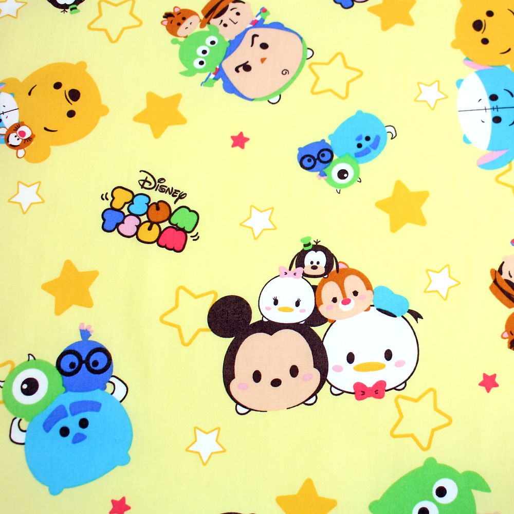 ツムツム お昼寝布団セット 3点 敷き布団 綿100％ 防水バッグ ネームタグ付き NZ1263-3