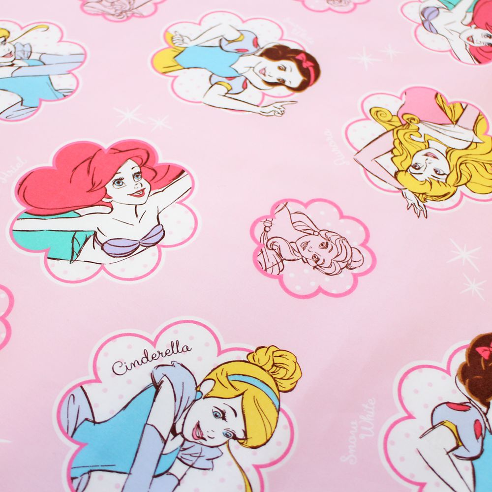 ディズニープリンセス お昼寝布団セット 3点 綿100％ 敷き布団 防水バッグ ネームタグ付き NZ1264-3