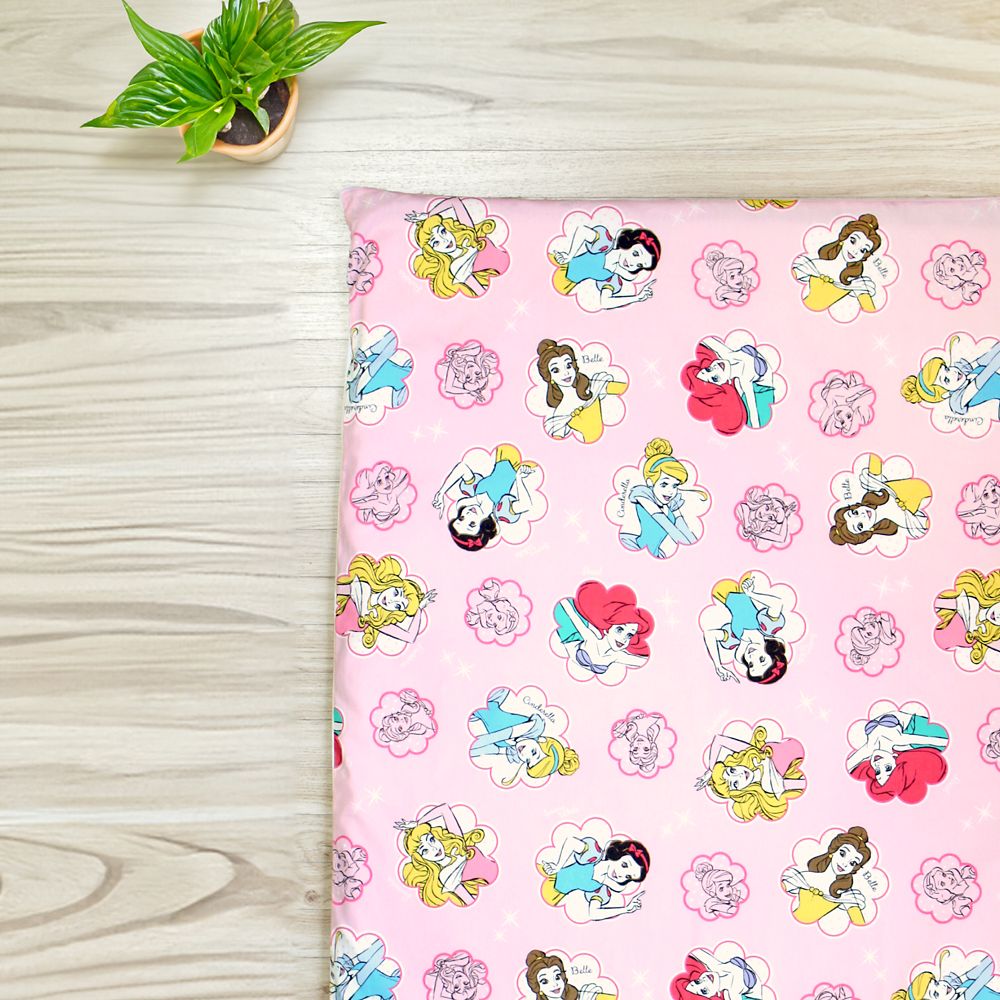 ディズニープリンセス お昼寝布団セット 3点 綿100％ 敷き布団 防水バッグ ネームタグ付き NZ1264-3