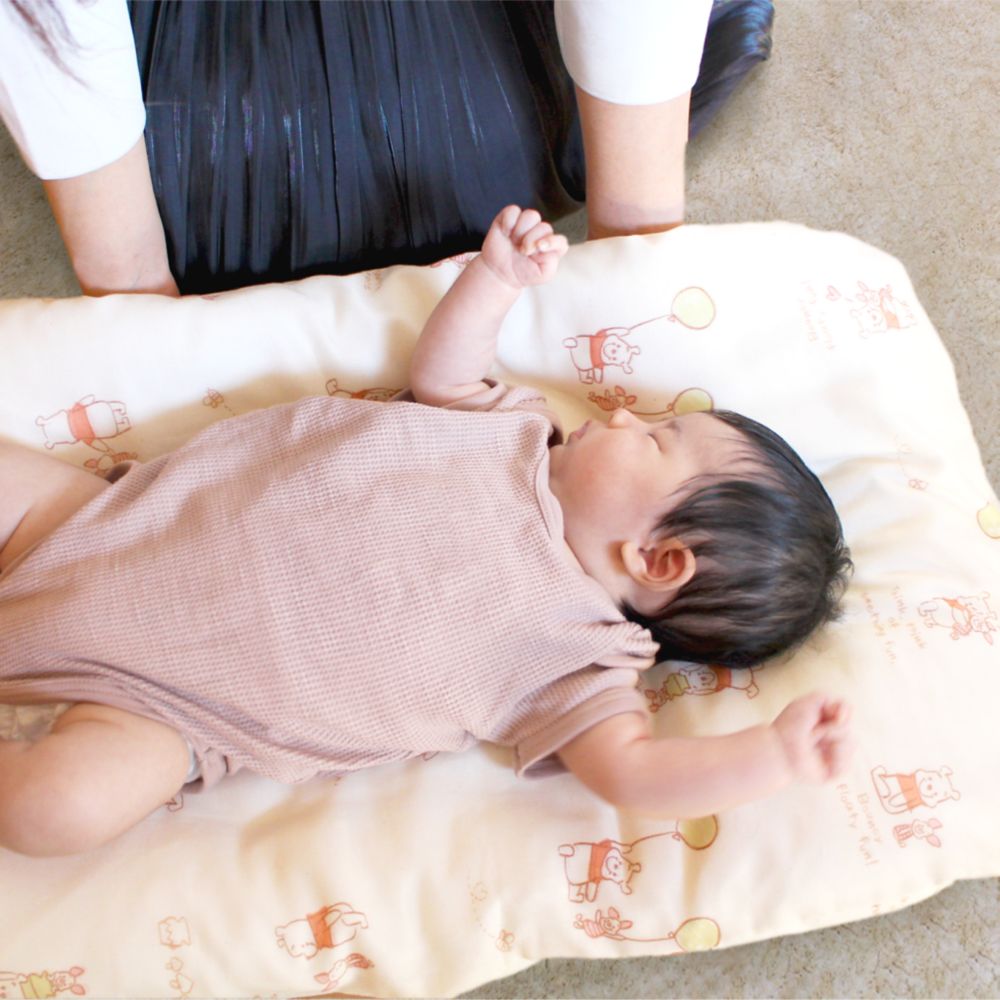 プーさん ピグレット 抱っこ布団 オーガニックコットン ダブルガーゼ 綿100％ 3層構造 メッシュ NZ1121P-ME