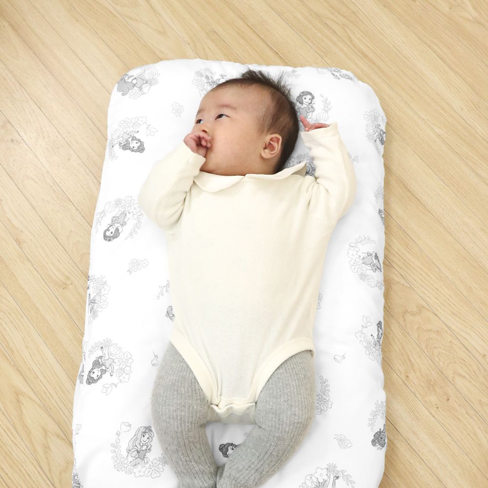 ディズニープリンセス 抱っこ布団 モノトーン オーガニックコットン ダブルガーゼ 綿100％  3層構造 メッシュ NZ1124P-ME-G