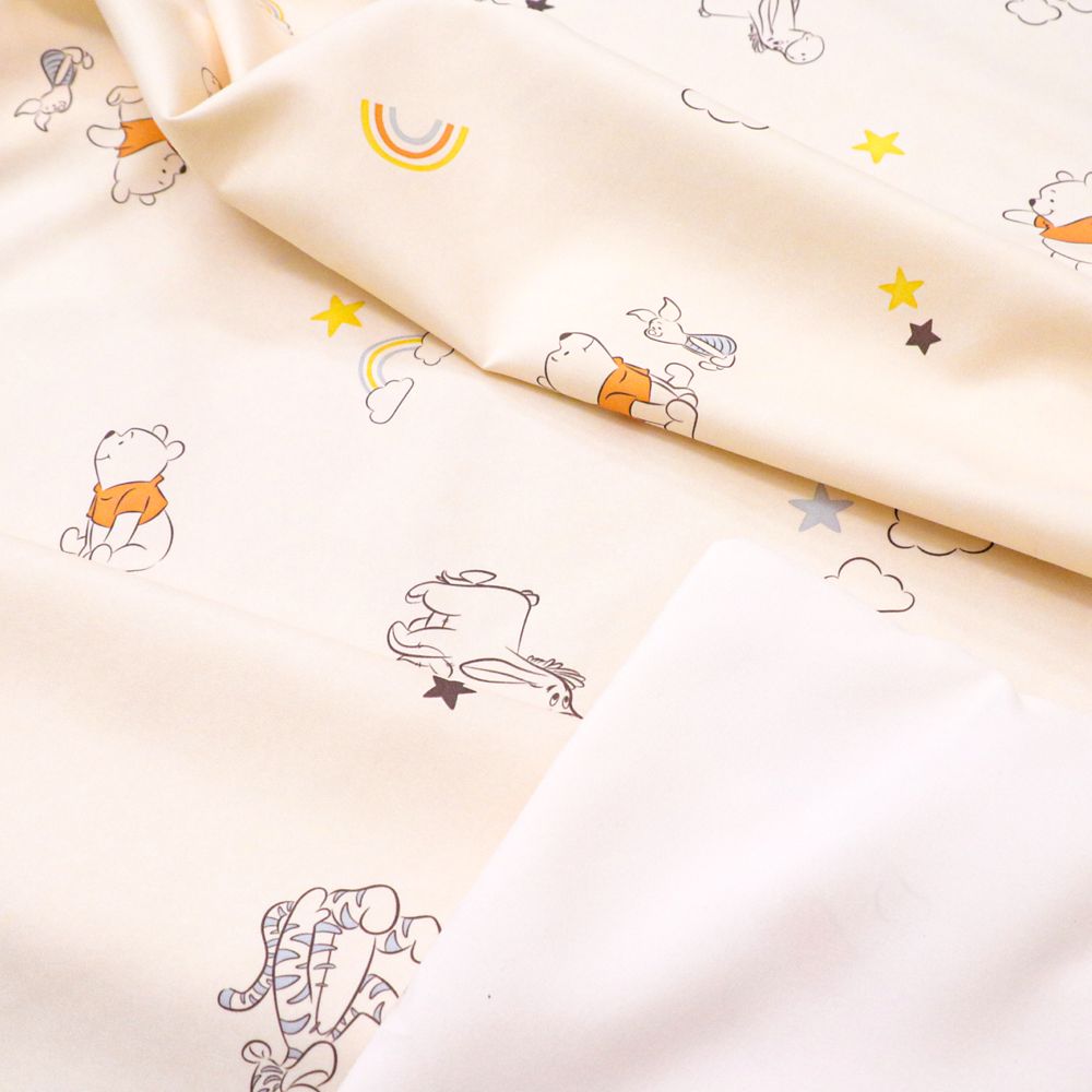 プー＆フレンズ お昼寝掛け布団カバー 肌布団カバー 90&times;120cm 吸水加工 お昼寝布団カバー ベビー布団カバー NZ3225-T5