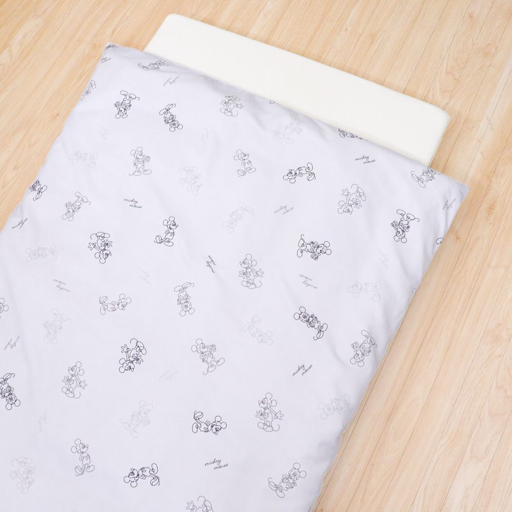 ミッキーマウス お昼寝掛け布団カバー 肌布団カバー 90&times;120cm 吸水加工 お昼寝布団カバー ベビー布団カバー NZ3227-T5