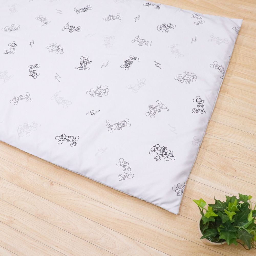 ミッキーマウス お昼寝敷き布団カバー 75&times;125cm 吸水加工 お昼寝布団カバー NZ3227-T6