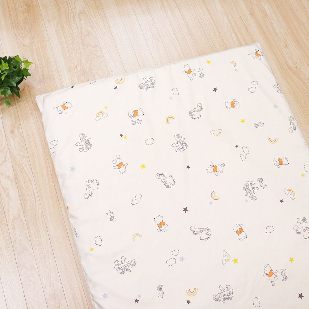 プー＆フレンズ お昼寝布団セット 3点 敷き布団 防水バッグ ネームタグ付き NZ3225-3