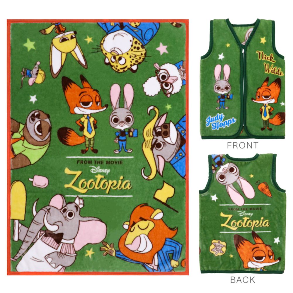 ズートピア 毛布＋スリーパー 2点セット ニューマイヤー NZ2002s-ZO