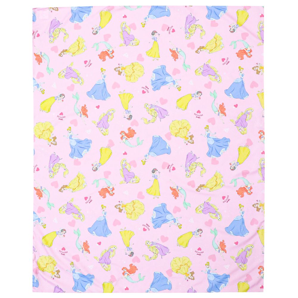 ディズニープリンセス 掛け布団カバー 105&times;130cm ラプンツェル アリエル シンデレラ ベル 白雪姫 ピーチスキン加工 ベビー布団カバー NZ3026-T1