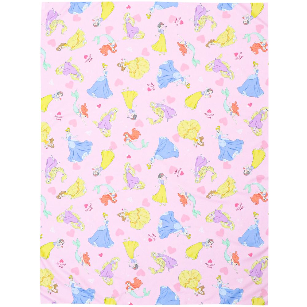 ディズニープリンセス お昼寝掛け布団カバー 肌布団カバー 90&times;120cm ラプンツェル アリエル シンデレラ ベル 白雪姫 ピーチスキン加工 お昼寝布団カバー ベビー布団カバー NZ3026-T5
