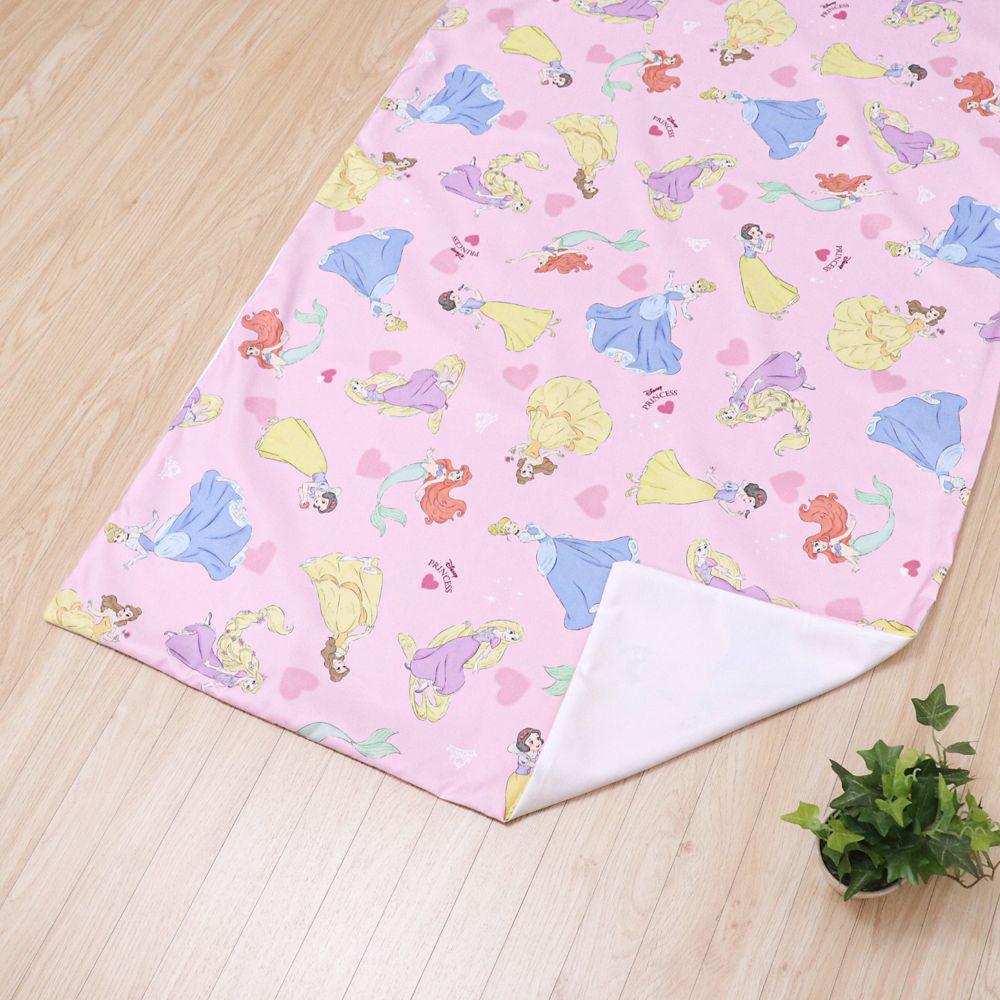 ディズニープリンセス お昼寝布団セット 3点 ラプンツェル アリエル シンデレラ ベル 白雪姫 敷き布団カバー 敷き布団 防水バッグ ネームタグ付き NZ3026-3