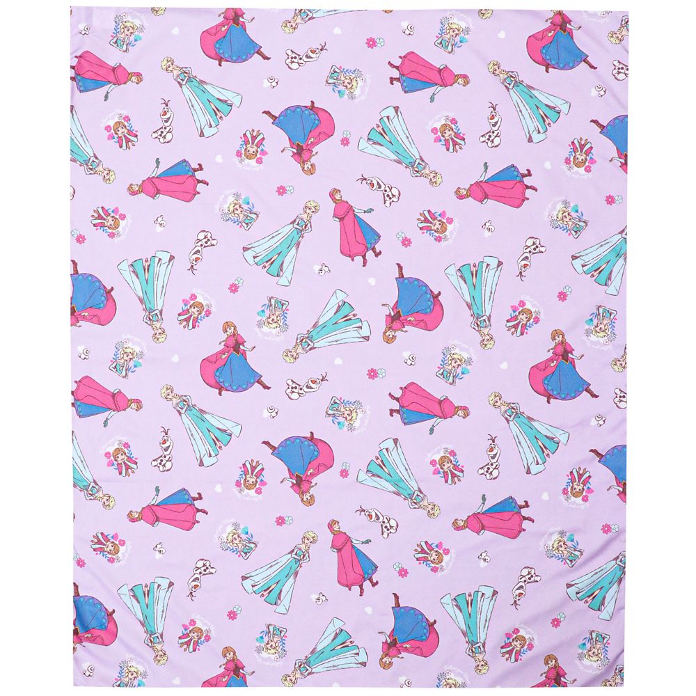 アナ エルサ オラフ 掛け布団カバー アナと雪の女王 105&times;130cm ピーチスキン加工 ベビー布団カバー NZ3027-T1