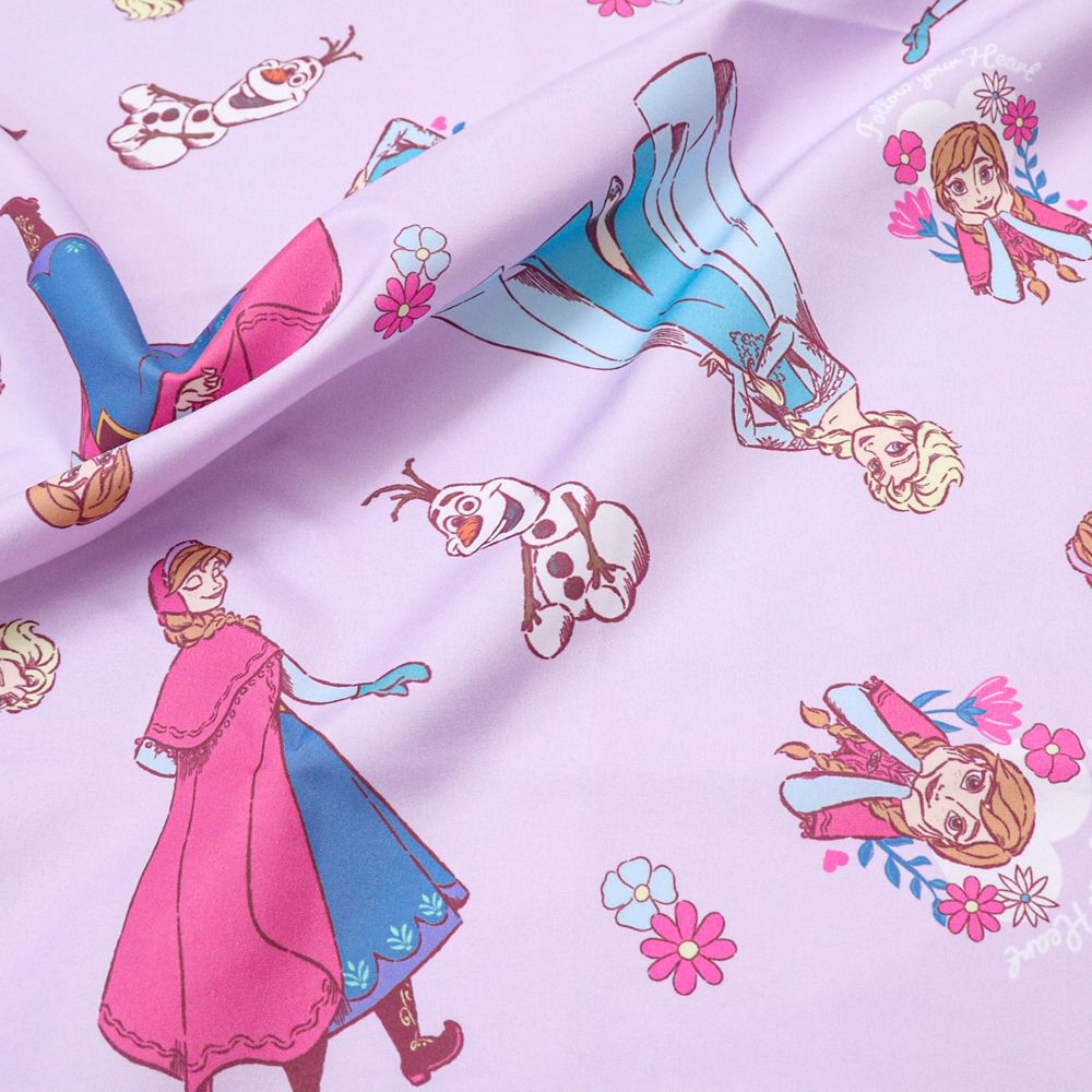 アナ エルサ オラフ 掛け布団カバー アナと雪の女王 105&times;130cm ピーチスキン加工 ベビー布団カバー NZ3027-T1