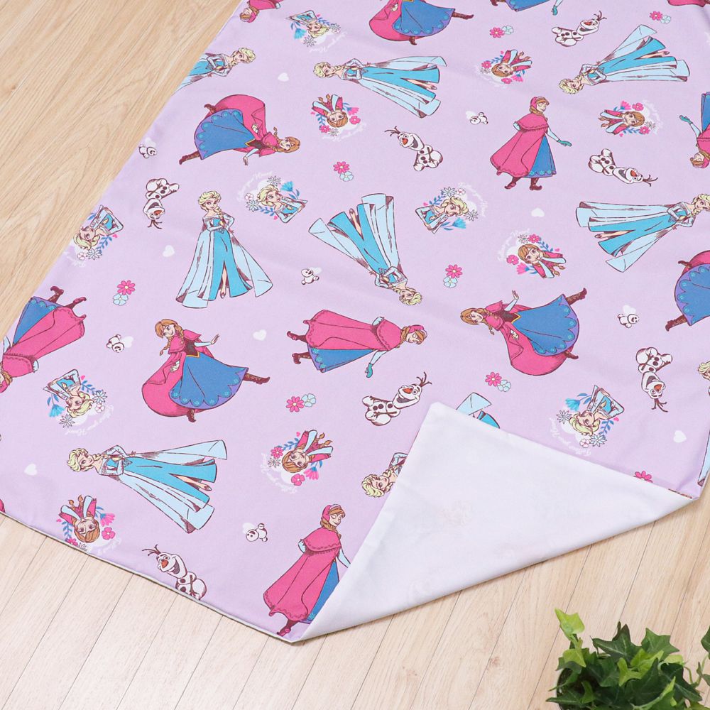 アナ エルサ オラフ 掛け布団カバー アナと雪の女王 105&times;130cm ピーチスキン加工 ベビー布団カバー NZ3027-T1