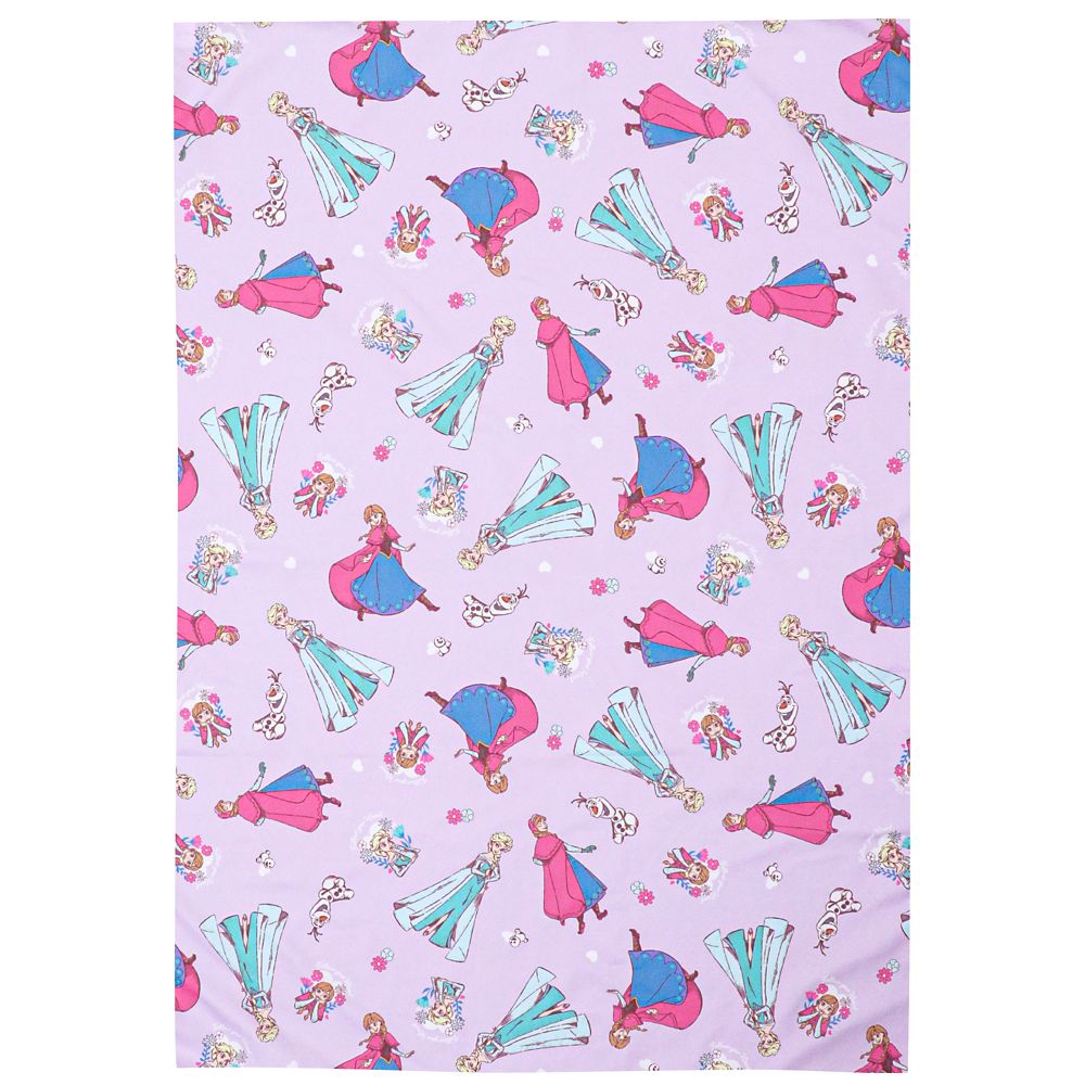 アナ エルサ オラフ 敷き布団カバー アナと雪の女王 90&times;130cm ピーチスキン加工 ベビー布団カバー NZ3027-T2